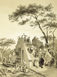 Puente cerca de Cantón, placa 30 de 